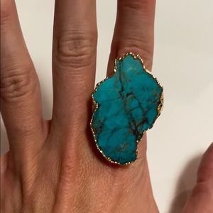 Turquoise statement ring
